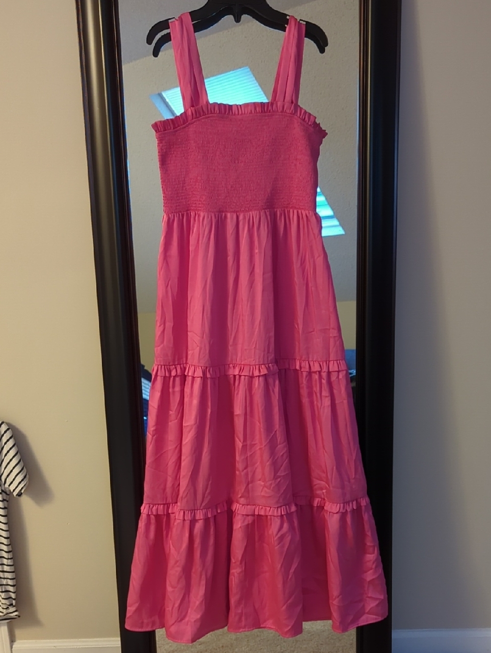 Express Hot Pink Tiered Sundress Size M